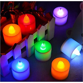 Mua Nến Điện Tử Mini Trang Trí Nhiều Màu