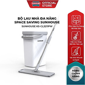 Mua Bộ lau nhà tự vắt thông minh xoay 360 độ Space Saving SUNHOUSE KS-CL3211PB