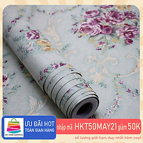 10M Giấy dán tường Cẩm chướng tím WP0056