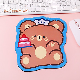Mua Miếng Lót Chuột Kai Hình Chú Gấu Nâu Dễ Thương Chống Trượt_ Hàng Chính Hãng