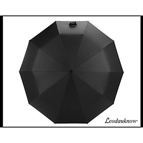 Mua Ô dù cao cấp tự động 2 chiều chống tia UV LEODAUKNOW - Mẫu cán gỗ 102cm có nạm logo đồng