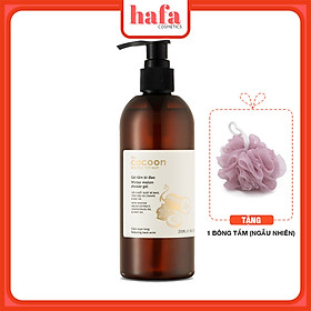 Gel tắm bí đao Cocoon giúp giảm mụn lưng Cocoon Winter Melon Shower Gel 310ml + Tặng Kèm 1 Bông Tắm Tạo Bọt