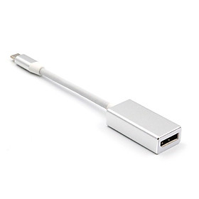 USB-C Type C Male to Displayport DP Port Female Converter Cable Rose Gold