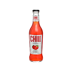 Nước trái cây lên men Chill Origin vị dâu tây chai 275ml