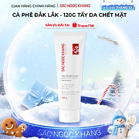 Tẩy tế bào chết cà phê cho da mặt Sắc Ngọc Khang 120g hỗ trợ da mềm mịn và rạng rỡ