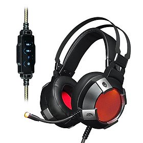 Stereo Wired Gaming Headsets Headphone with Mic Noise Cancelling for PC Computer