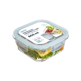 Mua Hộp thủy tinh vuông Nikko 800 ml (3 ngăn)