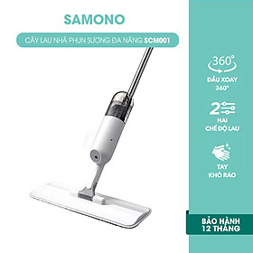 Mua Cây lau nhà phun sương đa năng SAMONO SCM001 đầu xoay 360 độ linh hoạt - hai chế độ lau khô ướt - Bảo hành chính hãng - Hàng chính hãng