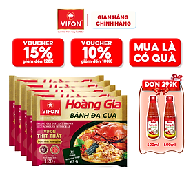 Thùng 18 bánh đa cua hoàng gia vifon