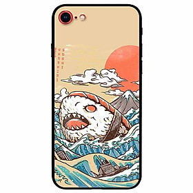 Ốp lưng dành cho Iphone 7 , 8 mẫu Cá Mập Xanh Hồng