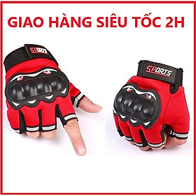 Găng Tay Sports phươt, tập gym, thể thao đa năng Dành Cho Phượt Thủ (Hở Ngón)