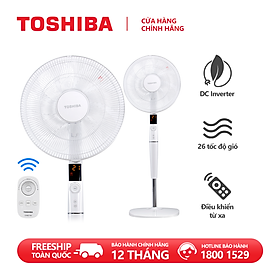 Quạt đứng toshiba f-lsd30vn - trắng - hàng chính hãng