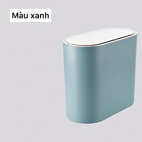 Thùng rác nhà tắm phong cách hiện đại, thùng rác thông minh ấn nút mở nắp, thùng rác phòng khách, thùng rác nhà bếp