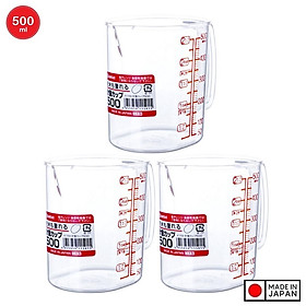 Mua Bộ 3 Ca đong chia vạch làm bánh 500ml- Hàng nội địa Nhật