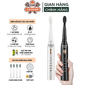 Mua Máy tăm nước cầm tay tự động Vanlu dụng cụ vệ sinh răng miệng cộng nghệ Châu Âu với 3 chế độ xịt cao cấp  tặng 4 đầu xịt