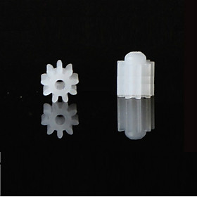 Bánh răng nhựa 9 răng trục 1mm nối trục động cơ