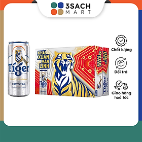 Thùng 24 - Bia Tiger Crystal (Lon 330Ml)