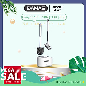 Mua Bộ Cọ Bồn Cầu Toilet  Cọ Nhà Vệ Sinh Cao Cấp DAMAS MT2 - Có Bình Đựng Nước Tẩy  Cây Cọ Silicon  Bàn Chải Sàn - Thiết Kế 2 Phiên Bản Để Bàn Và Treo Tường Tiện Dụng