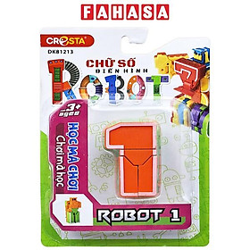Đồ Chơi Lắp Ráp Biến Hình Robot Chữ Số 1 - Cresta DK81213