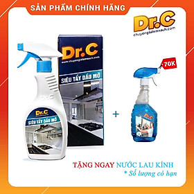 Siêu tẩy dầu mỡ Dr.C chính hãng  TẶNG Lau kính Dr.C chính hãng