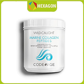 Bột Collagen Thủy phân Wild caught Marine collagen peptides CodeAge Giúp đẹp da 450g