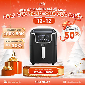 Mua Nồi chiên hơi nước kết hợp nướng hấp UNIE Steam US6800 công suất - Hàng chính hãng