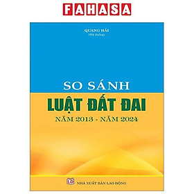 Hình ảnh sách So Sánh Luật Đất Đai Năm 2013 - Năm 2024