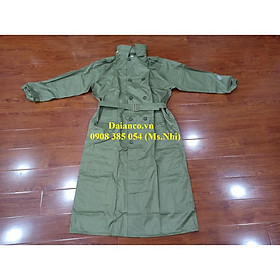 Mua Áo mưa măng tô vải dù tráng nhựa siêu bền  chống thấm nước cực tốt- Hình thật