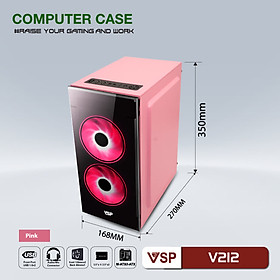 Mua Vỏ Case VSP V212 (mATX) VT - Hàng chính hãng