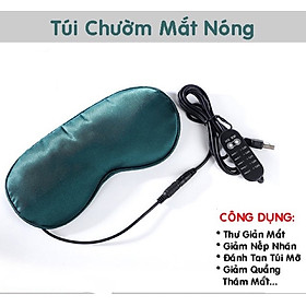 Máy chườm nhiệt ngải cứu Tak thảo mộc bản tiếng Việt- thư giãn giảm quầng thâm,mõi mắt.Túi chườm mắt ngải cứu