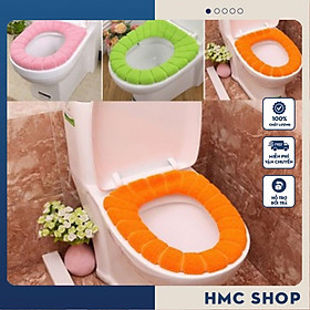 Mua Miếng lót bồn cầu nỉ bông chống lạnh tiện dụng