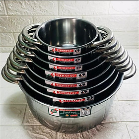 Mua Xong Nồi inox Tiến Thành TITHAFAC đủ kích cỡ dùng cho mọi loại bếp