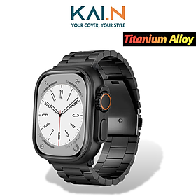 Hình ảnh Dây Đeo Thay Thế Titanium Dành Cho Apple Watch Ultra / Apple Watch Series 1-8/SE/SE 2022, Kai.N Titanium Alloy Band - Hàng Chính Hãng