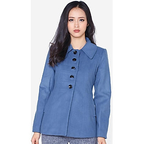 Áo khoác dạ cổ bẻ The One Fashion AKL042XA2
