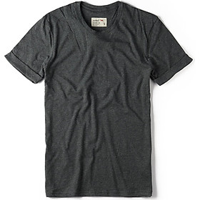 Áo Thun Nam Casual 1st - Cổ Tròn Tay Ngắn Xám Trơn 51497
