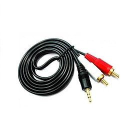 Mua Dây cáp âm thanh Jack 3.5mm ra 2 đầu hoa sen dài 1.5m  3m  5m chống nhiễu tốt  âm thanh trung thực cao