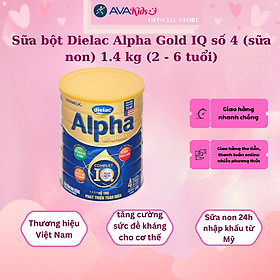 Sữa bột Dielac Alpha Gold IQ số 4 (sữa non) 1.4 kg (2 - 6 tuổi)