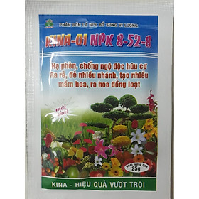 Mua Phân bón SIÊU LÂN - KINA 01 NPK 8-52-8 bổ sung vi lượng KÍCH RỄ - ĐẺ NHÁNH - TẠO NHIỀU HOA và RA HOA ĐỒNG LOẠT