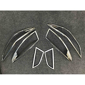 Ốp Viền Đèn Pha, Hậu xe Mazda 3 đời 2020 - 2021- 2022 mạ crom cao cấp