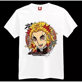 Áo thun xịn sò in hình Kimetsu No Yaiba Viêm trụ Kyojuro Rengoku - Có size trẻ em đẹp giá rẻ - Nhận in áo theo yêu cầu