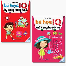 [Download Sách] Sách - Combo 2 Cuốn Bé Học IQ Kỹ Năng Sáng Tạo Và Mê Cung Huyền Ảo