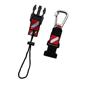 2-4pack Scuba Diving Fin Mask Gear Holder Keeper Lanyard Strap with Safety Clip