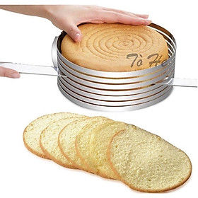 Khuôn ring tròn cắt bánh có thể điều chỉnh kích thước 6-8 inch (Ring Cake)