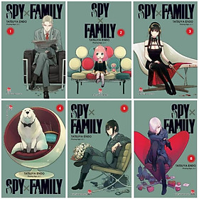 Truyện tranh - combo 9 tập spy x family từ 1 - 9 - kim đồng