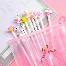 Bút mực gel đầu hoạt hình dễ thương tiện dụng