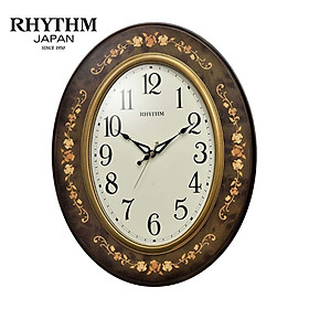 Đồng hồ treo tường Nhật Bản Rhythm CMG298nr06 – Kích thước 47.5 x 60.5 x 4.5cm. Dùng PIN.