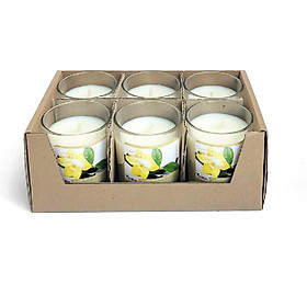 Hộp 6 ly nến thơm votive Miss Candle FTRAMART NQM0413 Vanilla (Hương vani)