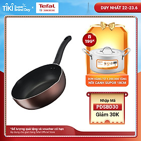 Chảo chiên sâu lòng Tefal Day By Day G1436405 24cm - Chống dính đáy từ - Dùng cho mọi loại bếp - Báo nhiệt thông minh - Hàng chính hãng