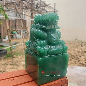 Mua Tượng ấn rồng đá phong thủy đá thạch anh aven