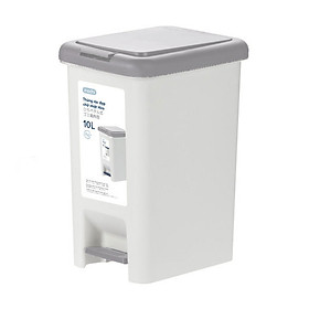 Thùng rác đạp chữ nhật Hiro 10L